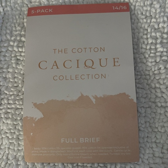 NIP Cacique Full Brief The Cotton Collection s14/16
1 Green & 1 Navy - Picture 2 of 14